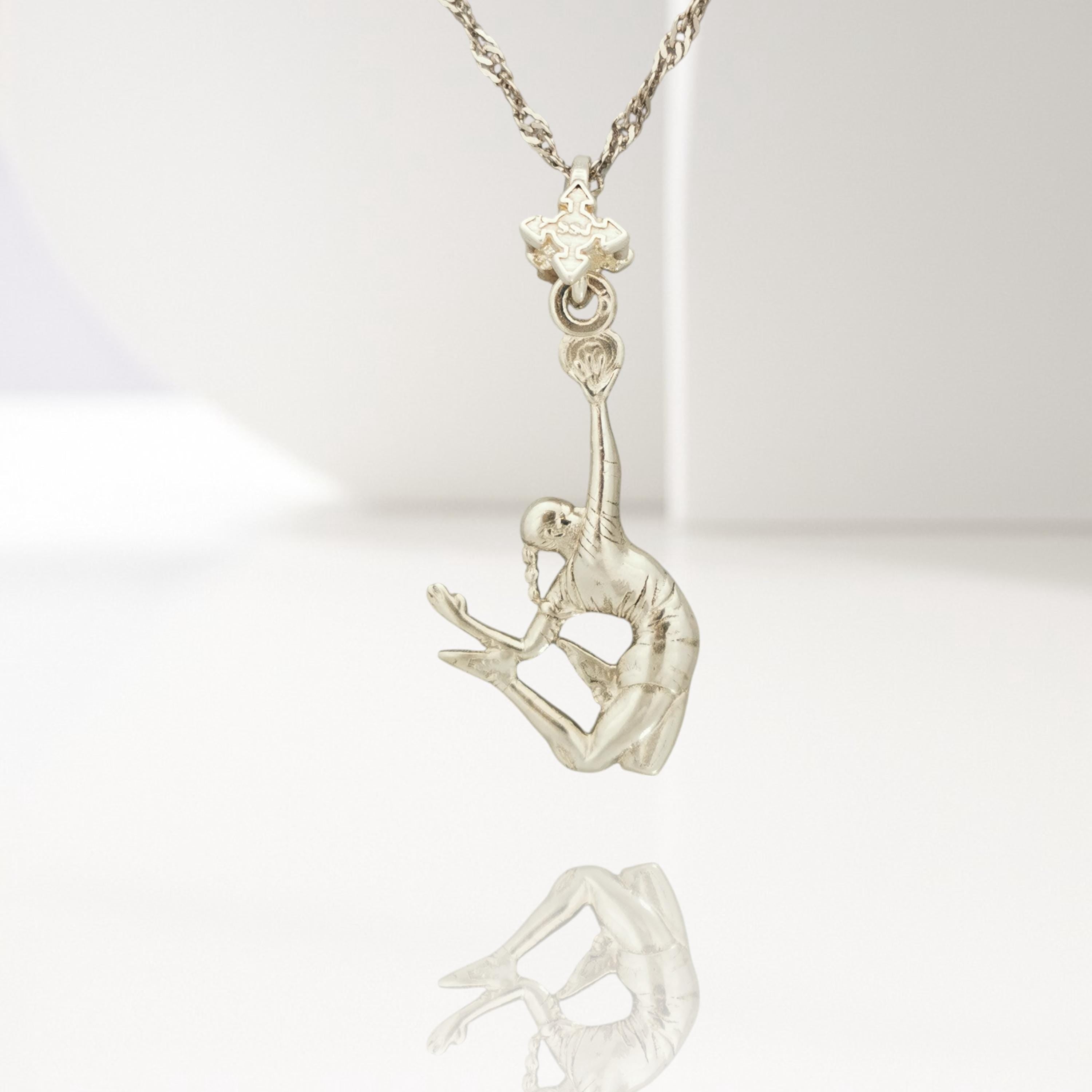 Volleyball Jewelry Pendant for Women – Classic 925 Silver Gift – Sports Accessory for Girls and Players – Necklace