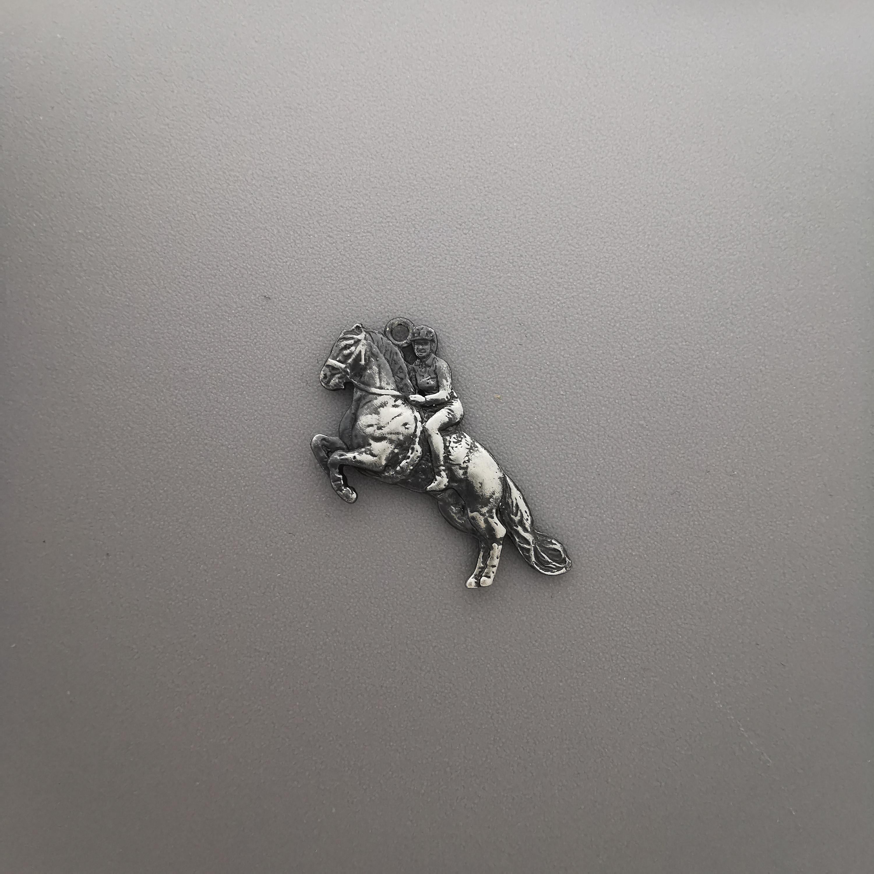 Horse Pendant for Women – 925 Silver Equestrian Jewelry – Vintage Riding Gift for Girls or Riders