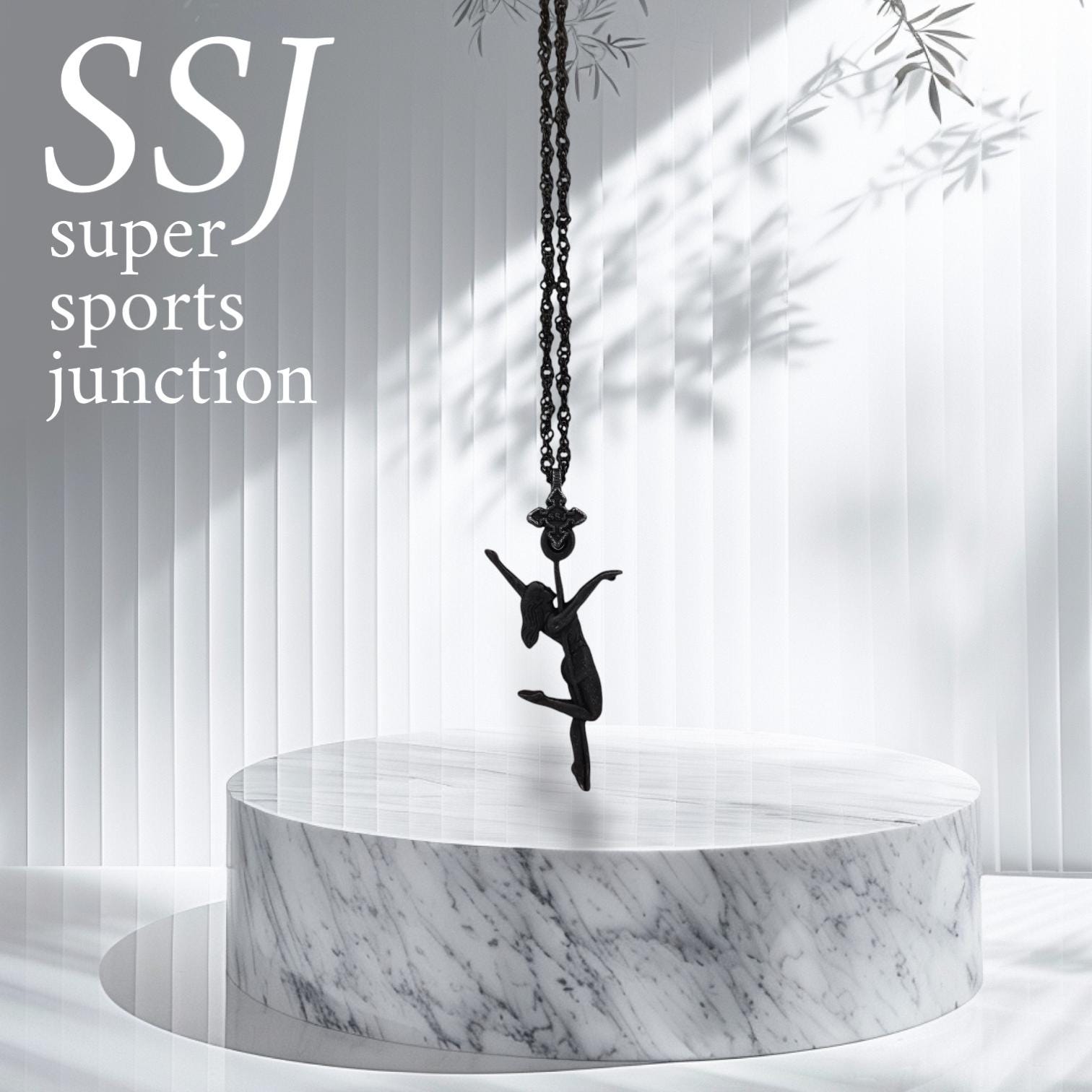 Pole Dance Jewelry for Women – Black Oxidized 925 Silver Pendant – Sensual Necklace Gift for Dancer, Performer or Free Spirit