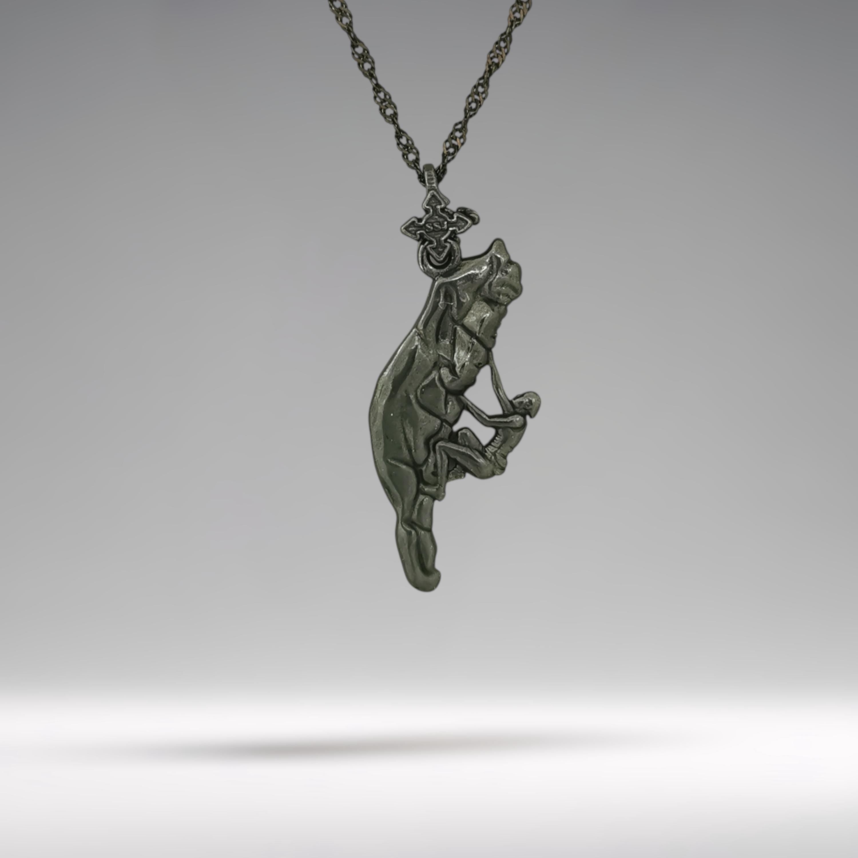 Black oxidized rock climbing necklace made from solid 925 sterling silver — a dramatic and powerful pendant for men and women who embrace the wild, the vertical, and the unknown.
With its rugged matte finish and detailed climber figure in mid-ascent, this piece symbolizes control, focus, and fearless spirit. Perfect for those who live to conquer peaks, explore limits, and move with intention.