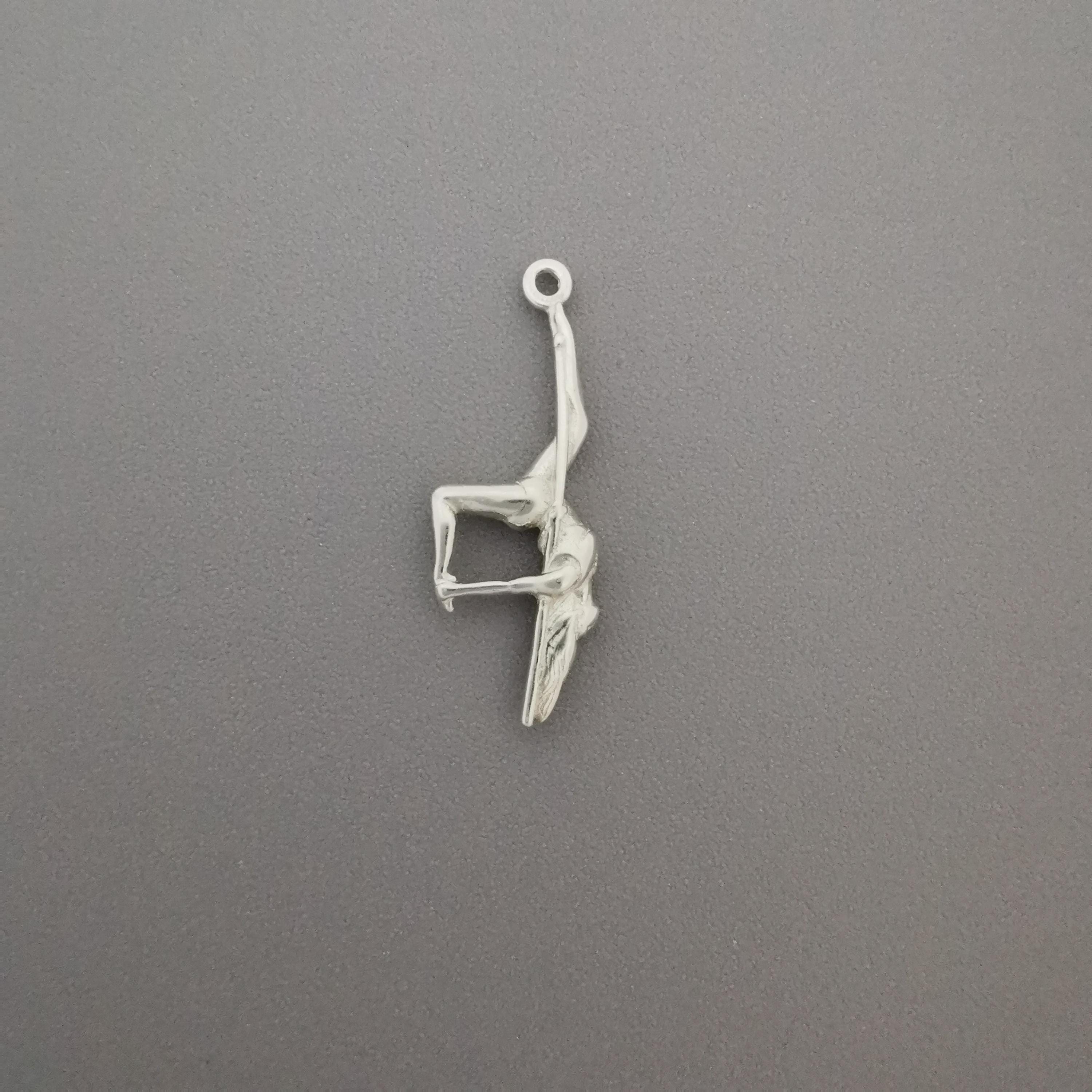 Pole Dance Jewelry – Classic 925 Silver Pendant for Women – Artistic Gift Celebrating Grace & Sensual Power