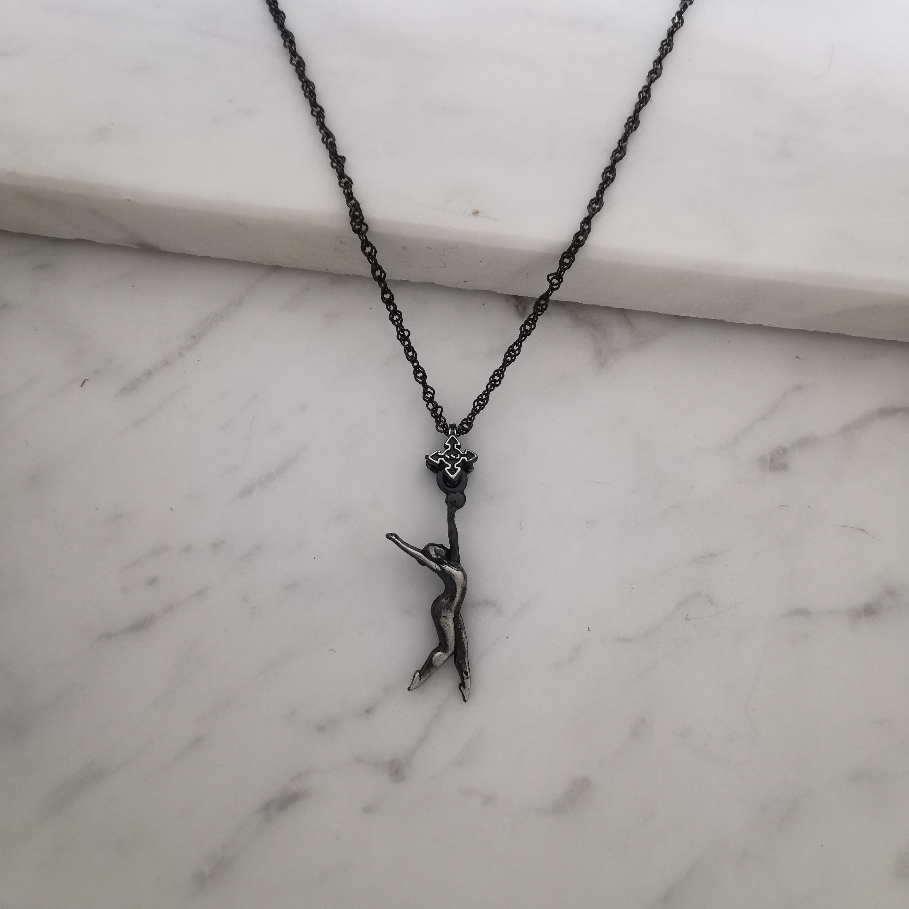 Rhythmic Gymnastics Jewelry Pendant for Women β Vintage Style 925 Silver Gift β Ball Routine Sport Charm β Necklace