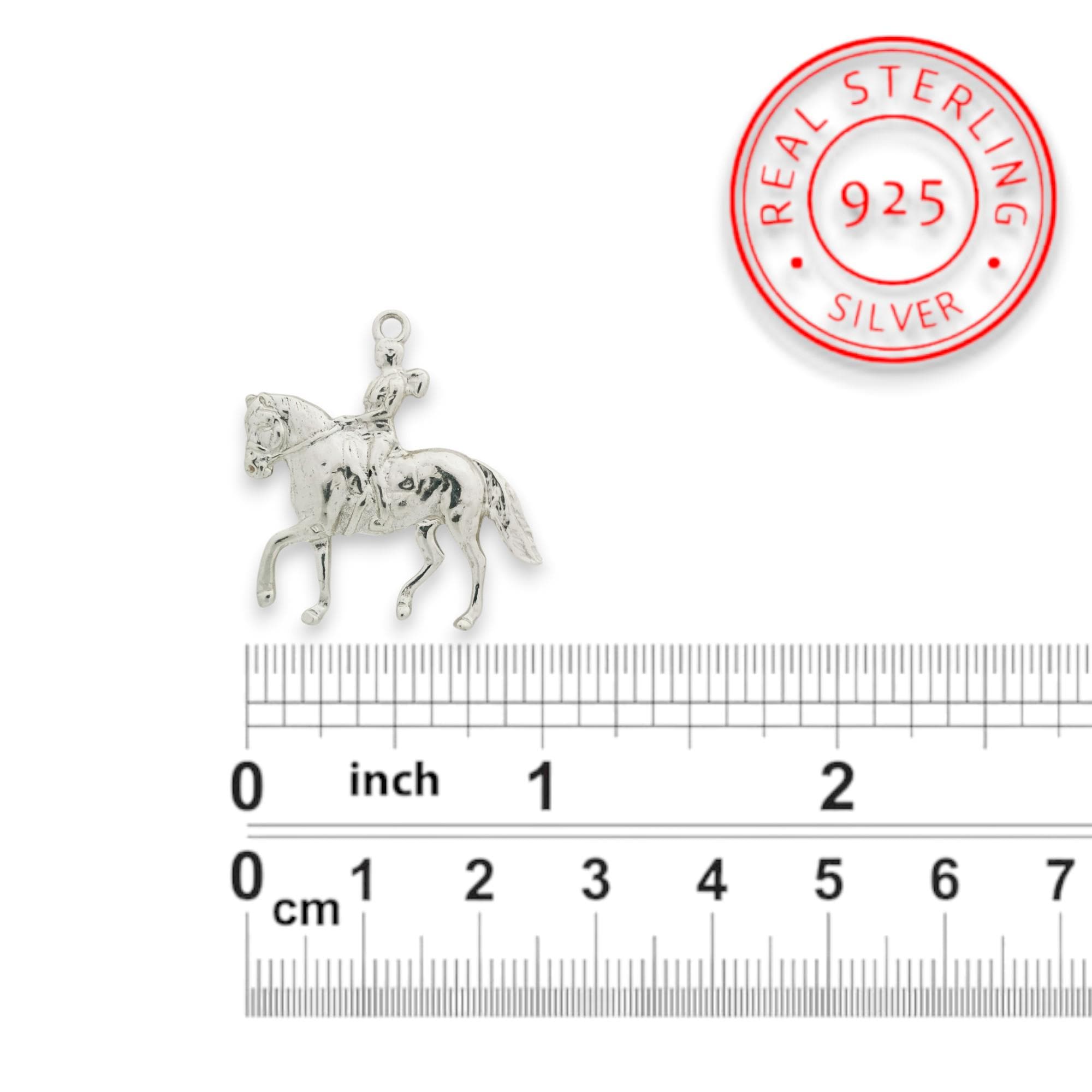 Horse Jewelry Pendant for Women – Classic 925 Silver Gift – Equestrian Sports Accessory for Riders and Horse Lovers – Necklace
