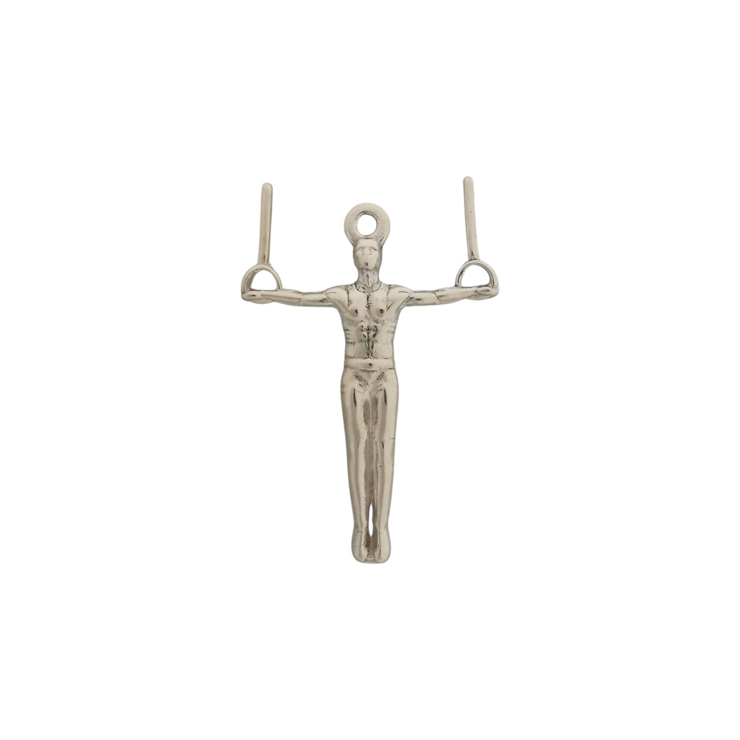 Gift for Gymnast – Gold-Plated Artistic Gymnastics Pendant for Men – 925 Silver Sport Charm for Strength and Balance – Necklace