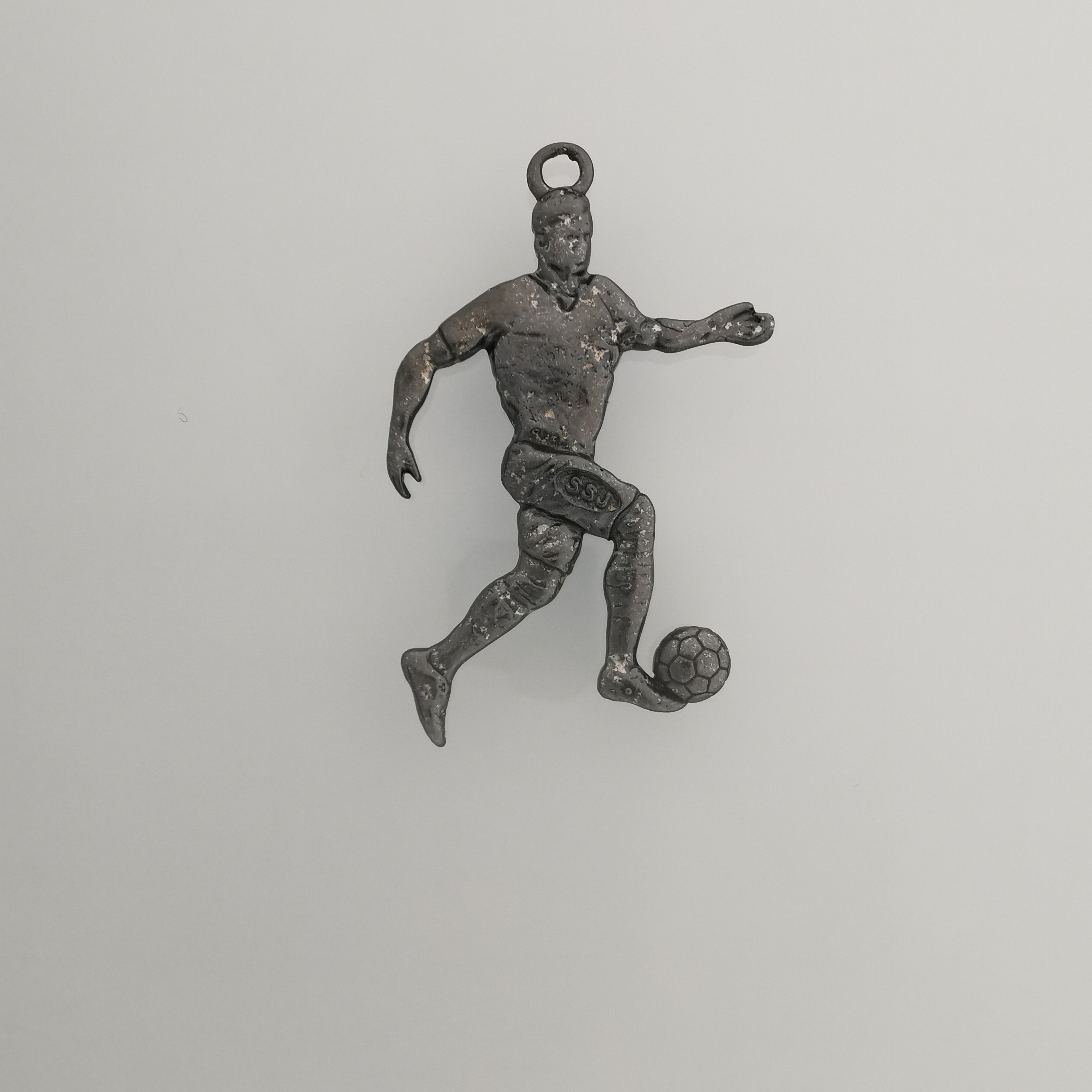 Football (Soccer) Pendant for Men – Classic Silver 925 Jewelry Gift – Handcrafted Sports Charm for Players, Coaches & Fans – Necklace
