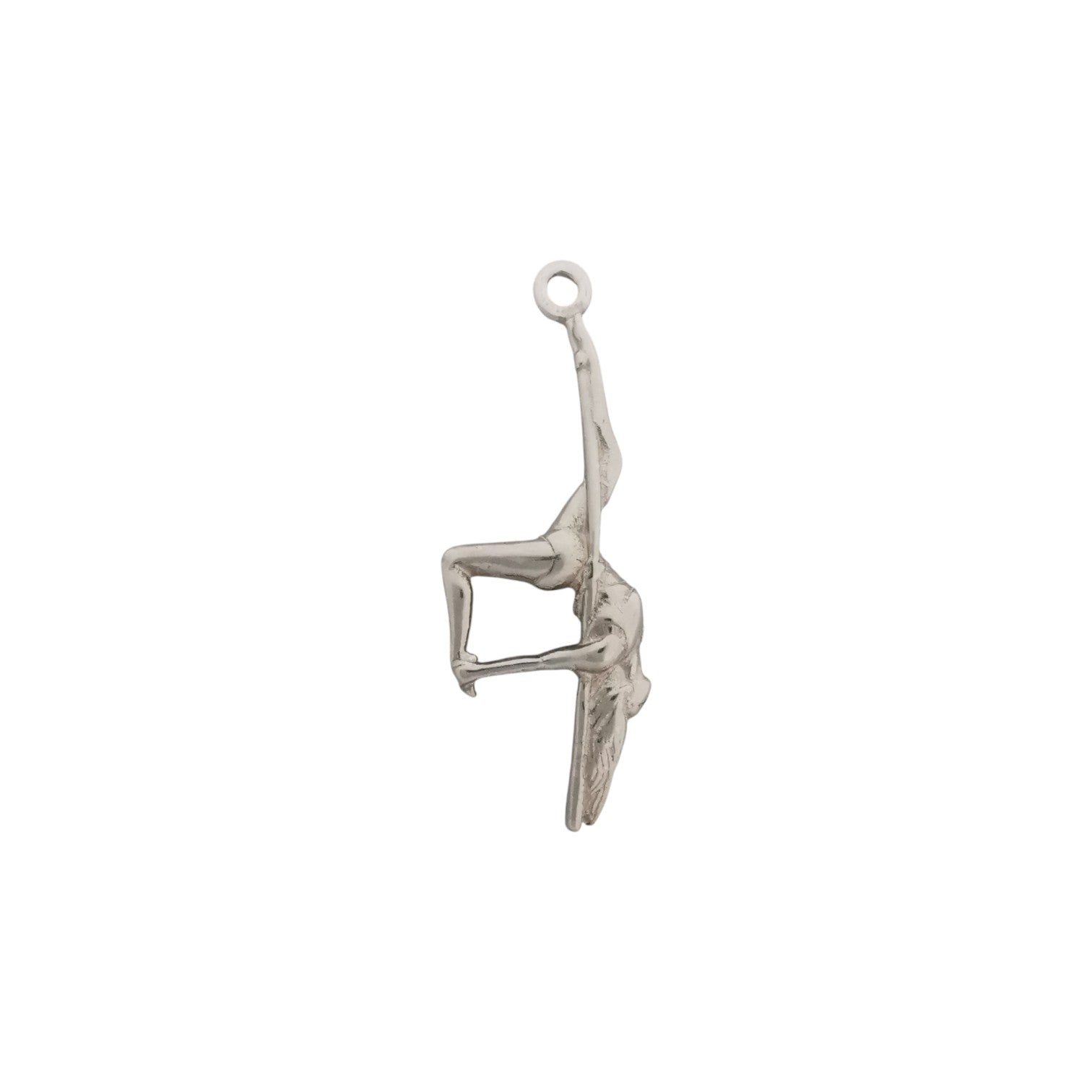 Pole Dance Jewelry – Two-Tone 925 Silver Pendant with Gold Accent – Sensual & Elegant Gift for Women