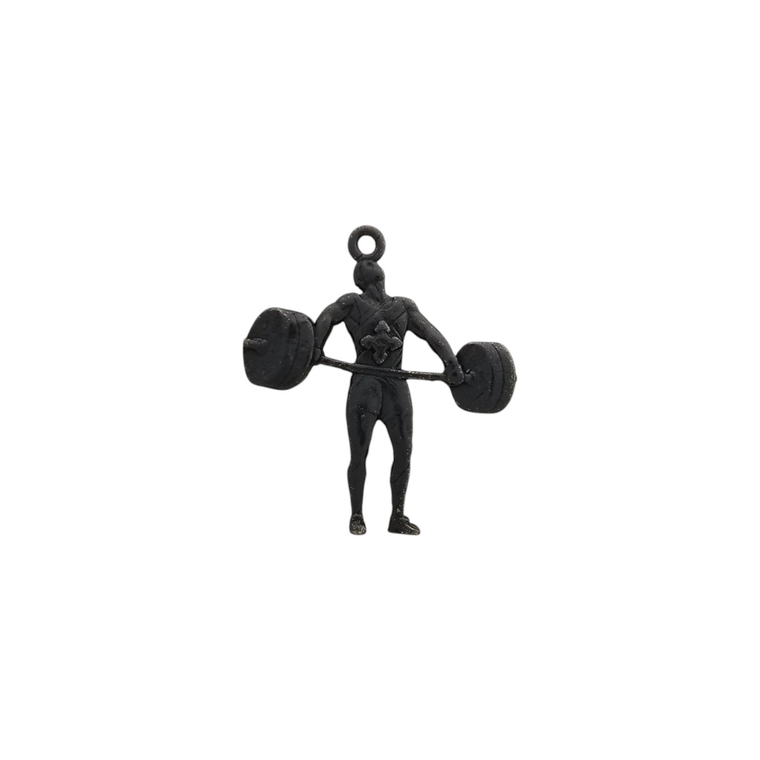 Weightlifting Pendant for Men – Classic Silver 925 Jewelry Gift – Handcrafted Gym Charm for Lifters, Athletes & Fitness Enthusiasts Necklace