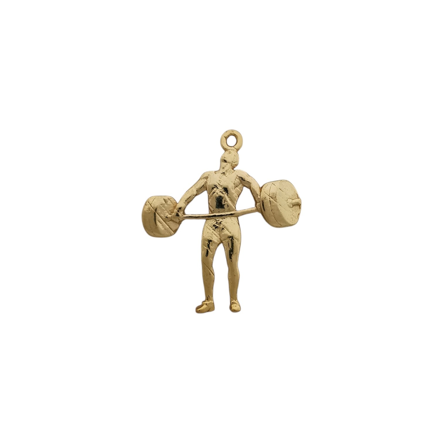 Weightlifting Pendant for Men – Classic Silver 925 Jewelry Gift – Handcrafted Gym Charm for Lifters, Athletes & Fitness Enthusiasts Necklace