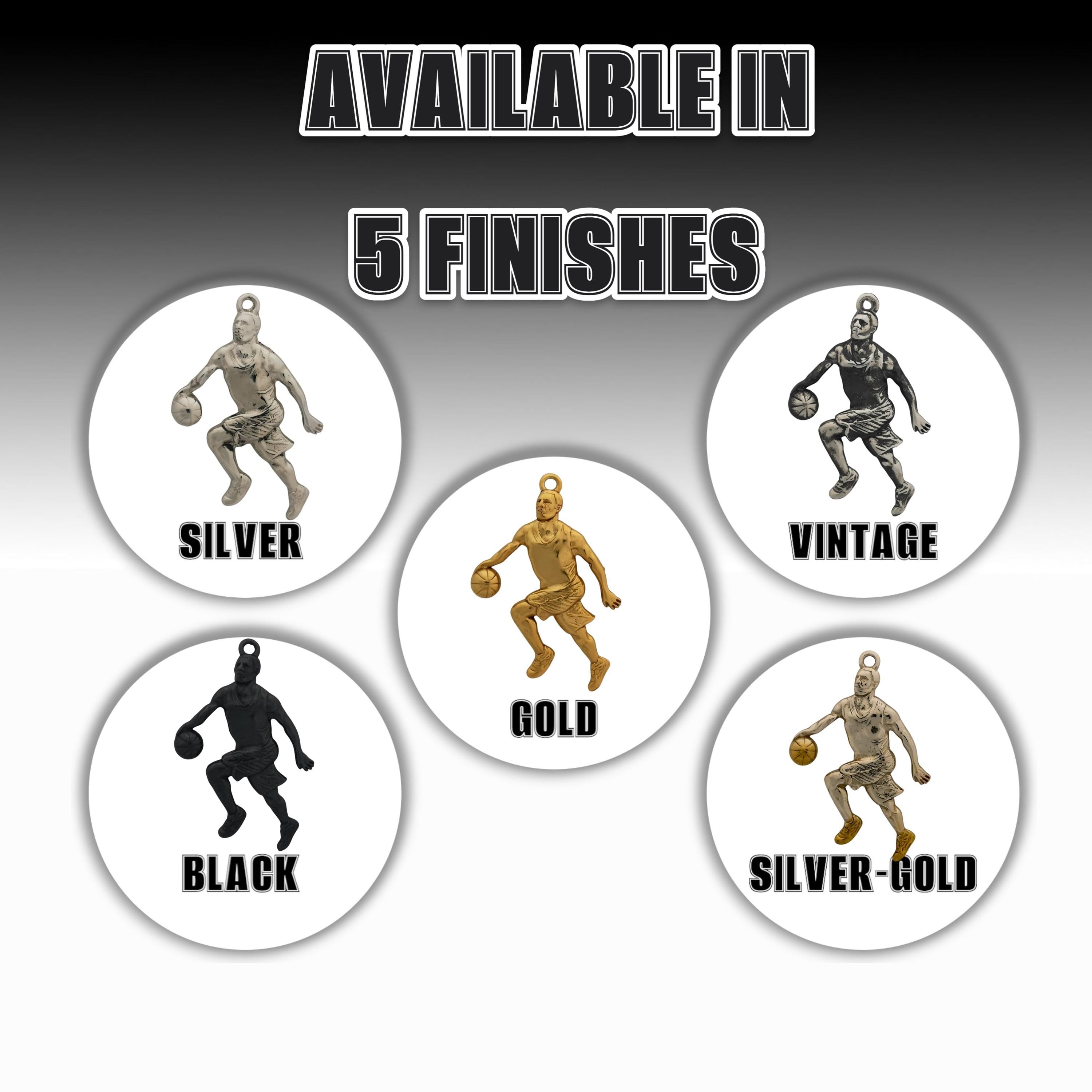 Basketball Jewelry Pendant for Men – Oxidized Black 925 Silver Gift – Bold Sports Accessory for Players and Collectors – Necklace