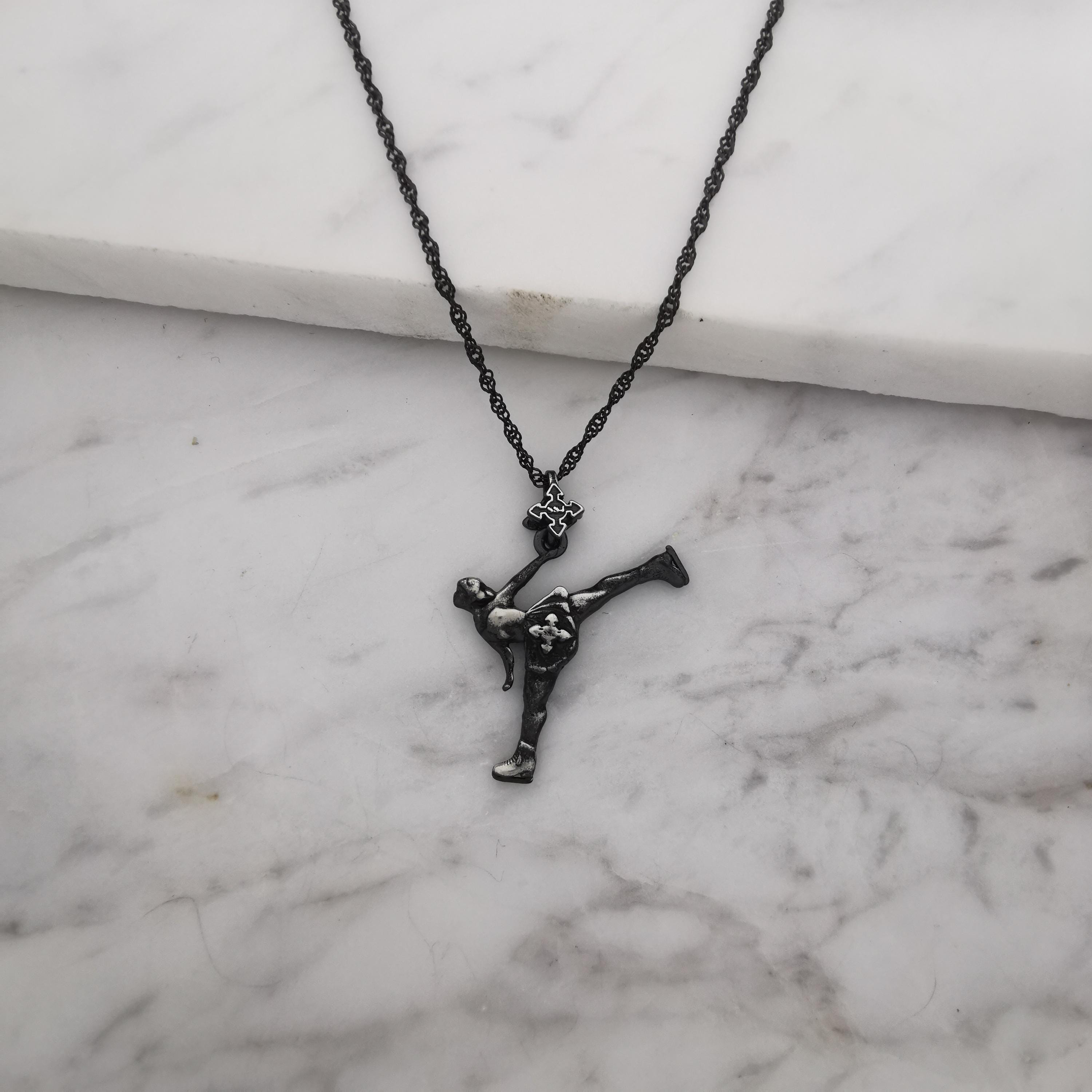 Figure Skating Jewelry Pendant for Women – Vintage Style 925 Silver Gift – Handcrafted Sports Accessory for Teens – Necklace