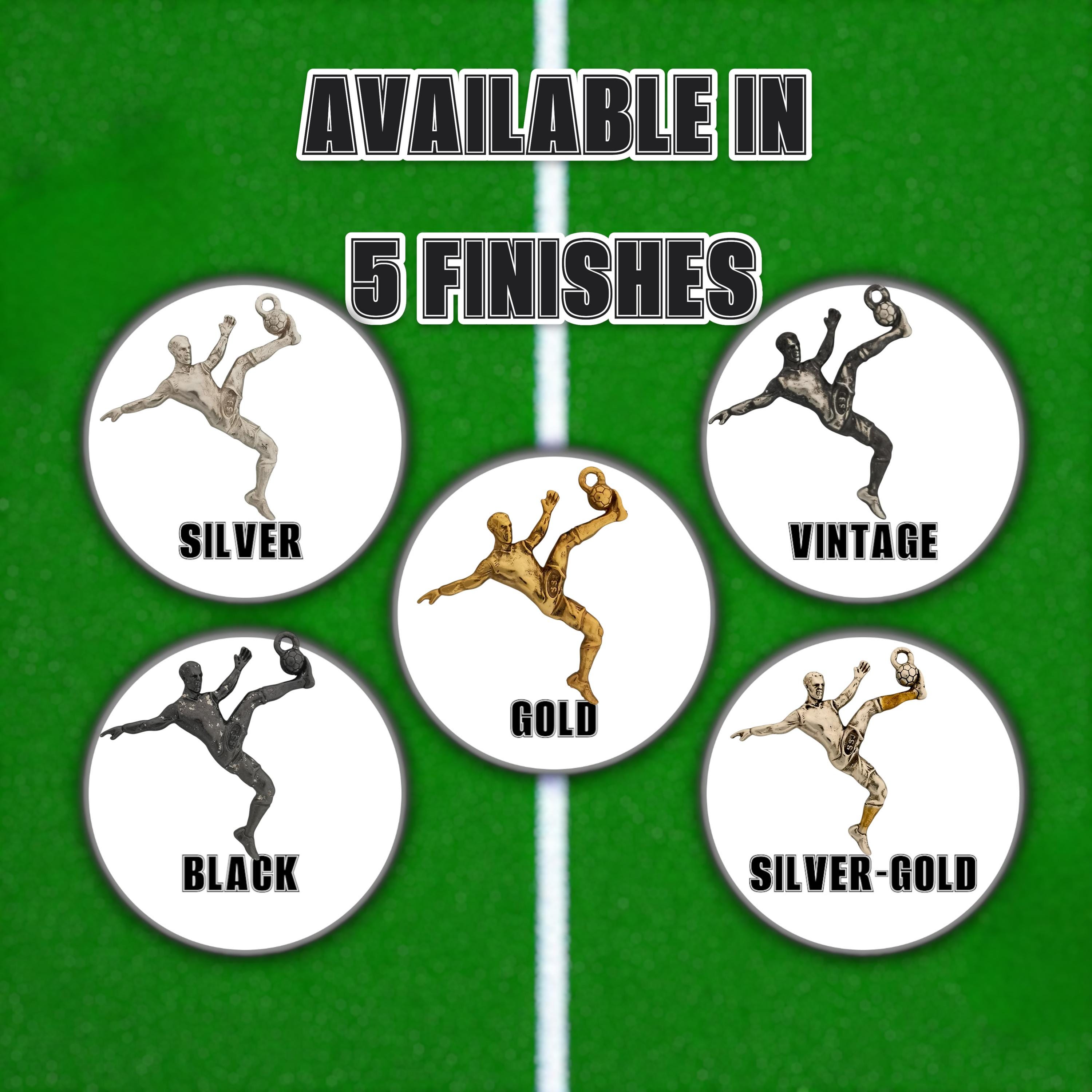 Football (Soccer) Pendant for Men and Boys – Classic Silver 925 Jewelry Gift – Sports Necklace
