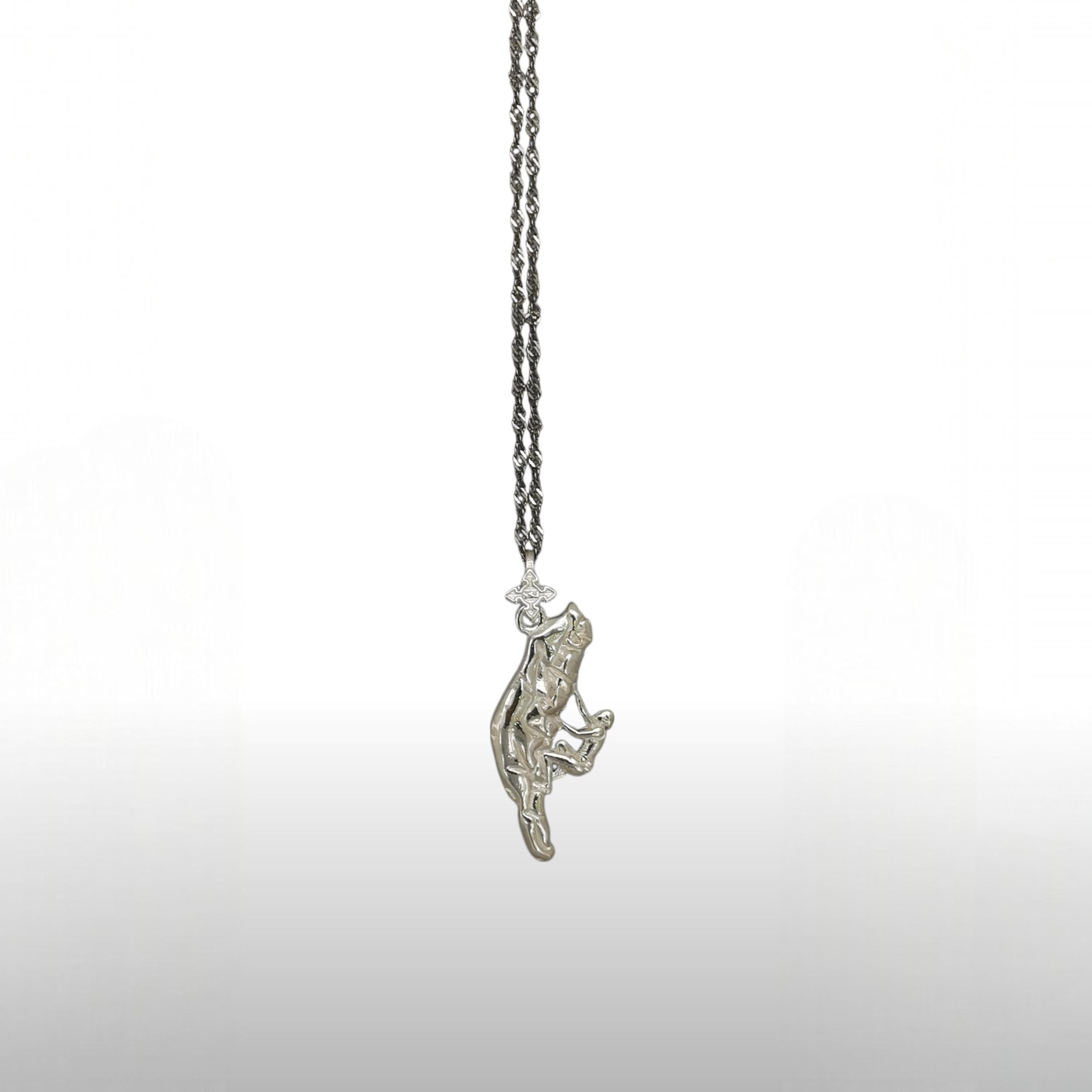 Rock Climbing Jewelry for Men & Women – Classic 925 Sterling Silver Pendant – Gift for Outdoor Sport Lovers and Adventurers - Necklace