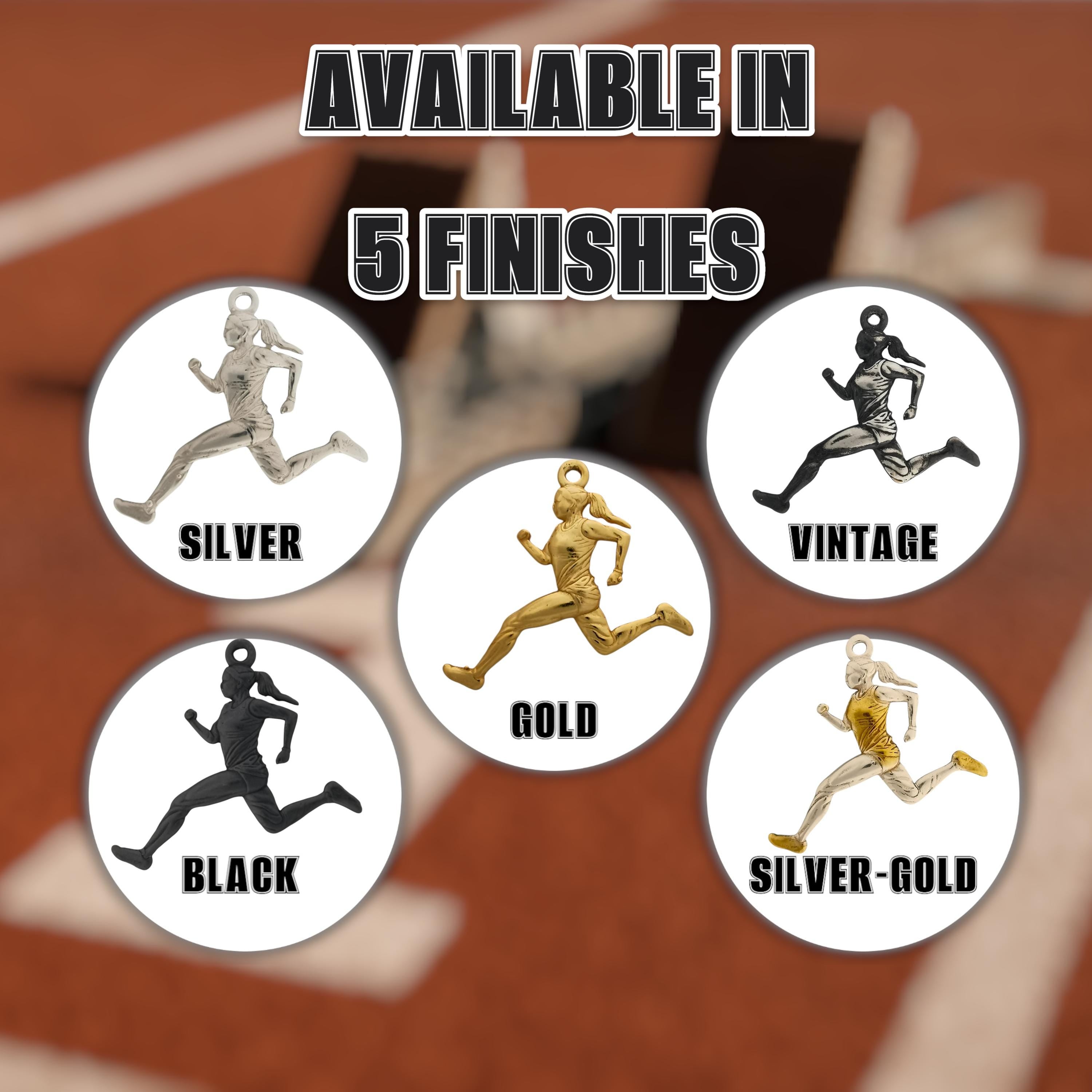 Running Jewelry for Women – Classic Silver 925 Pendant – Sports Necklace Gift for Female Athletes, Runners, or Coaches