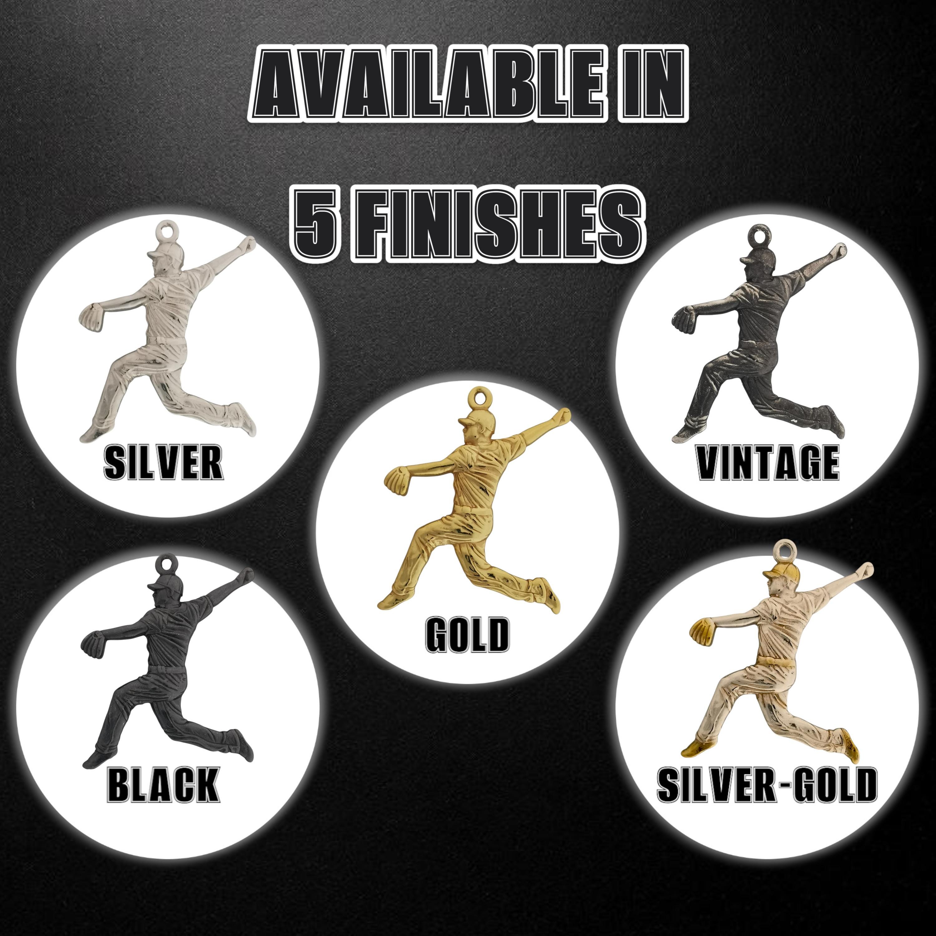 Baseball Jewelry Pendant for Men – Classic Silver 925 Gift – Handcrafted Sport Charm for Players & Pitchers – Necklace