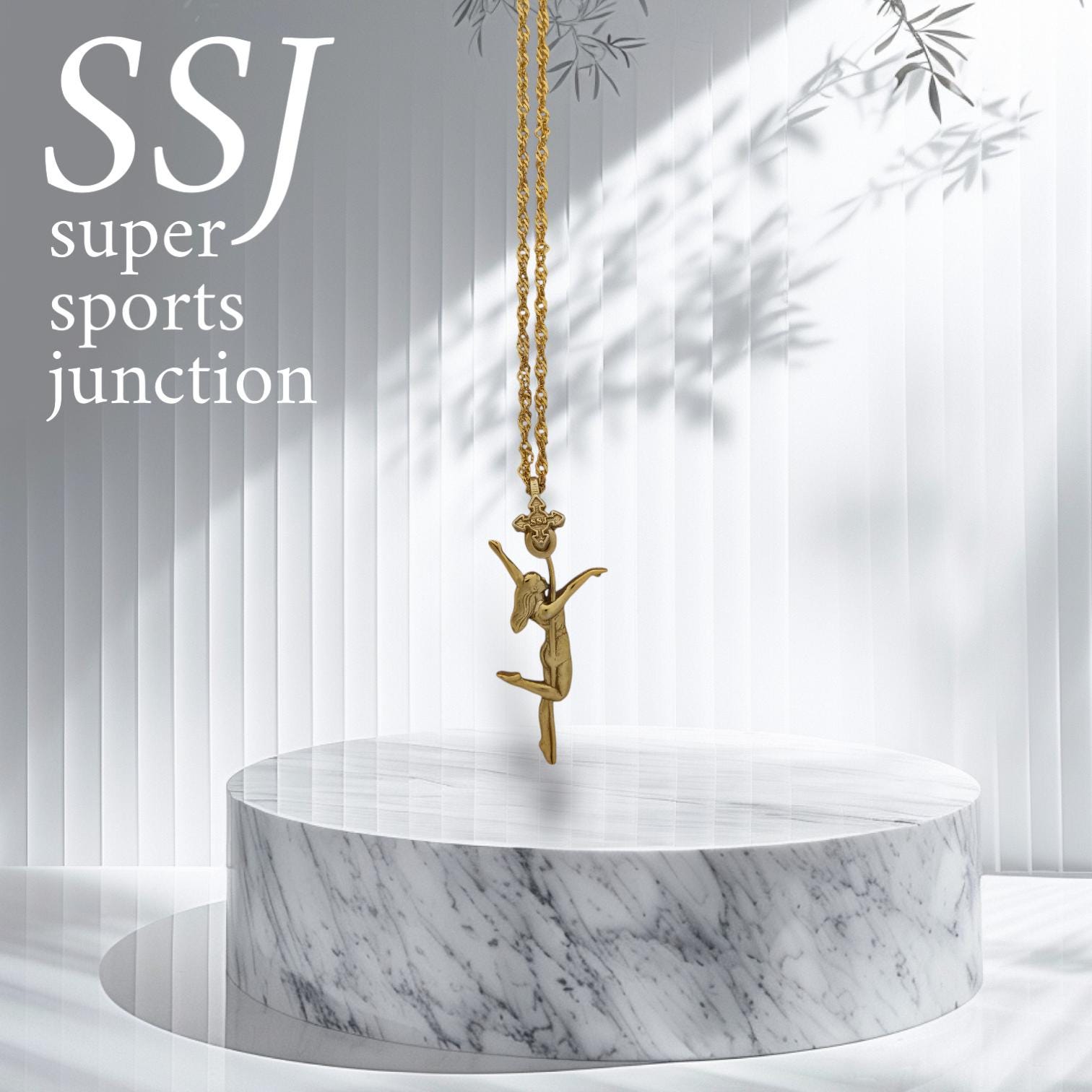 Pole Dance Jewelry for Women – Gold Plated 925 Silver Pendant – Erotic Necklace Gift for Sensual, Confident Dancer