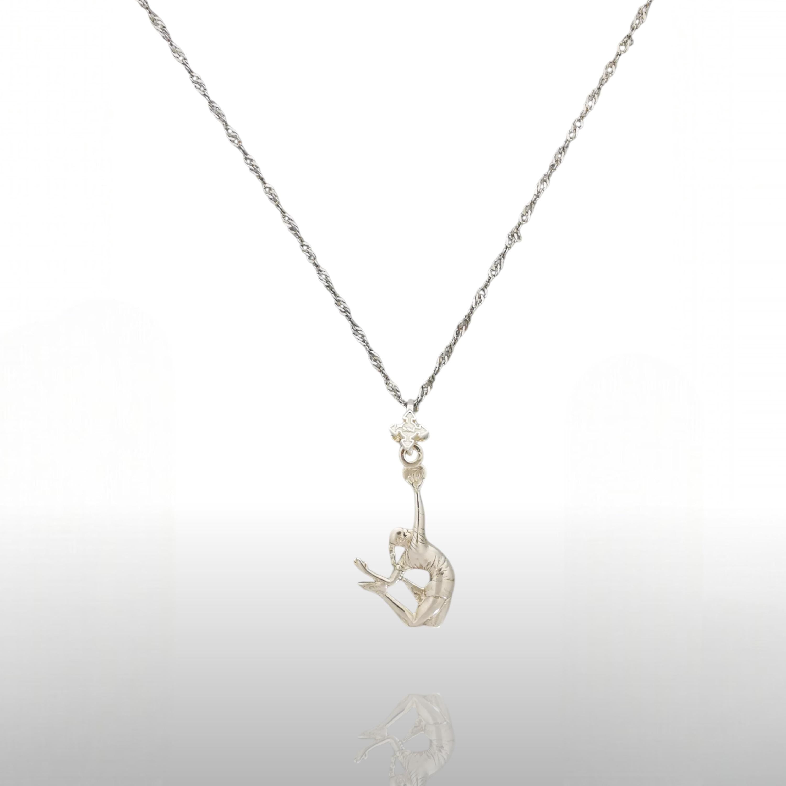 Volleyball Jewelry Pendant for Women – Classic 925 Silver Gift – Sports Accessory for Girls and Players – Necklace