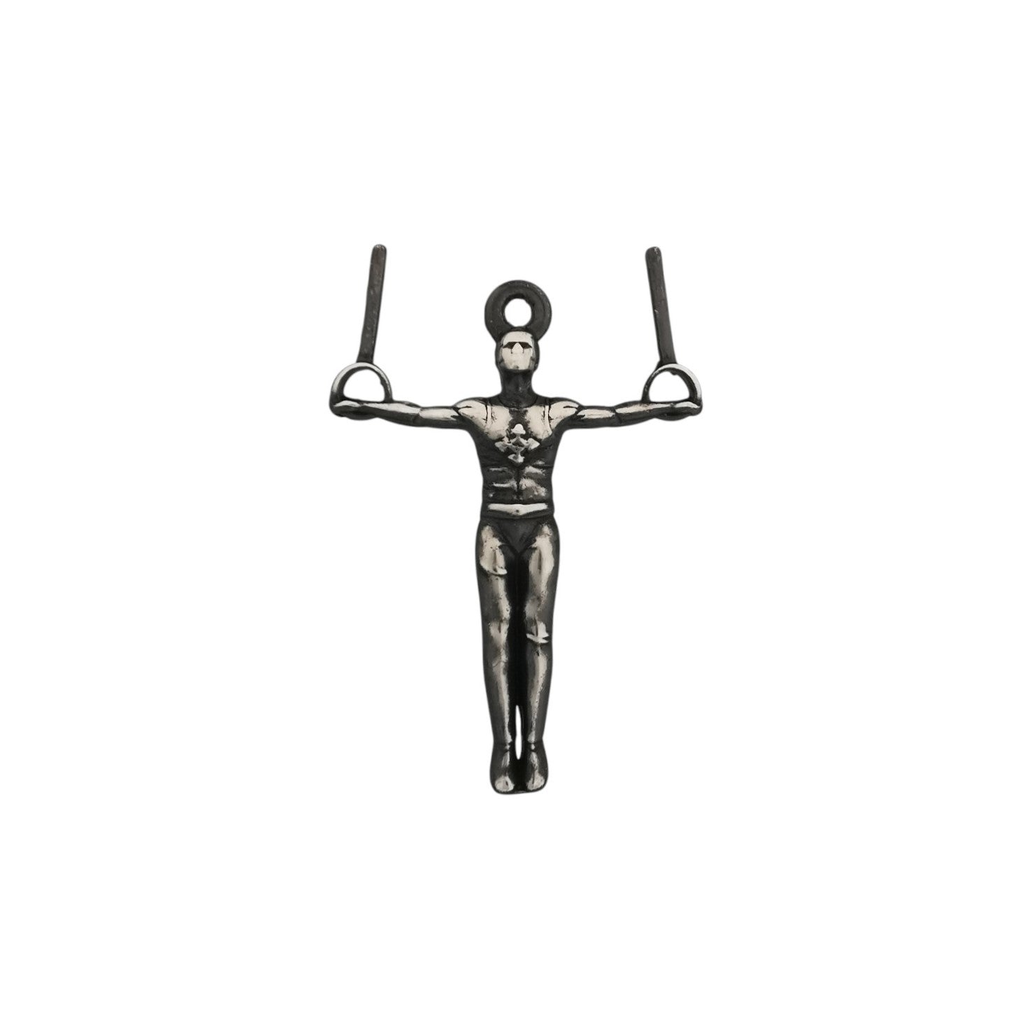 Artistic Gymnastics Jewelry Pendant for Men – Classic Silver 925 Gift – Handcrafted Sport Charm for Strength & Control – Necklace