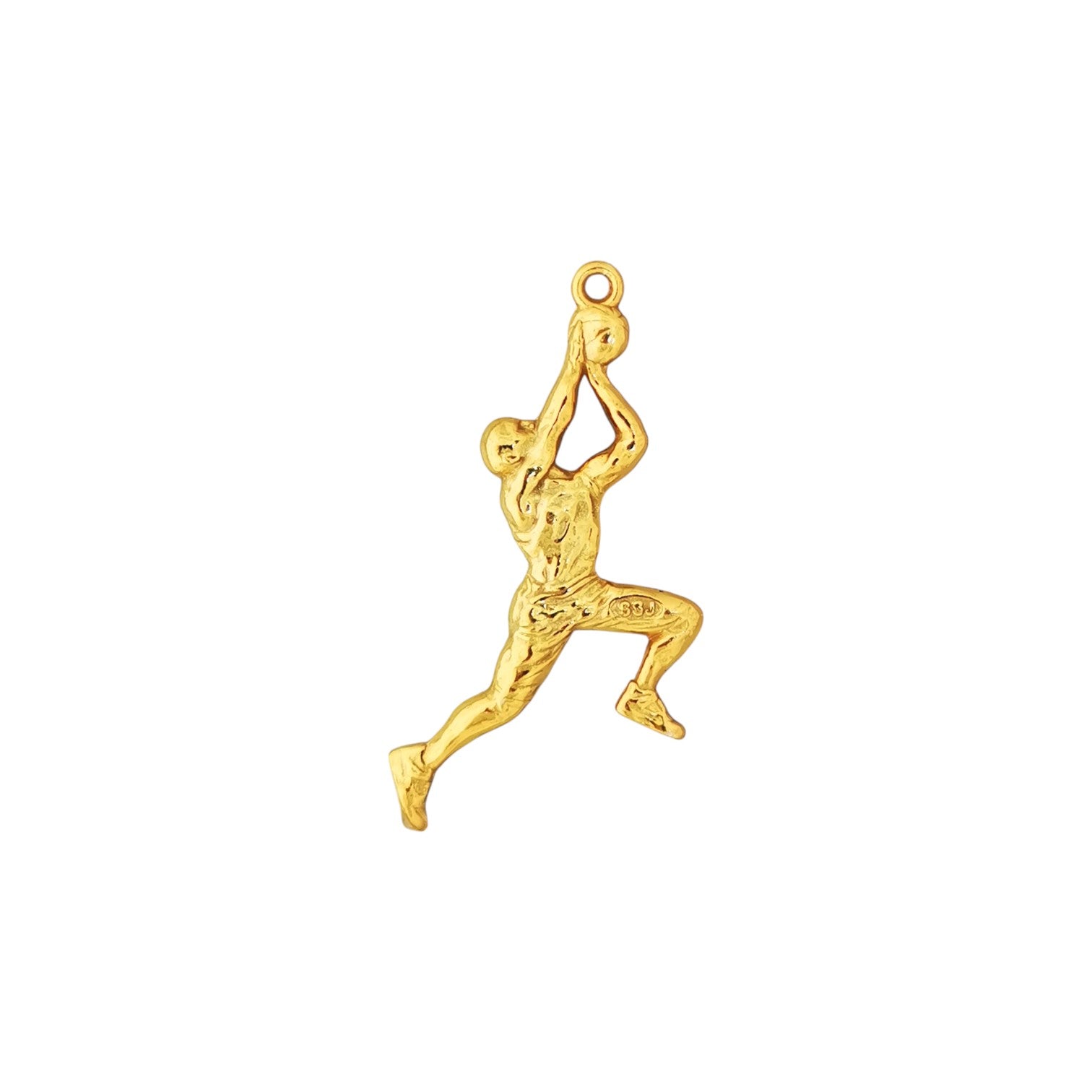 Basketball Jewelry Pendant for Men – Classic Silver 925 Gift – Sports Accessory for Players and Coaches – Necklace