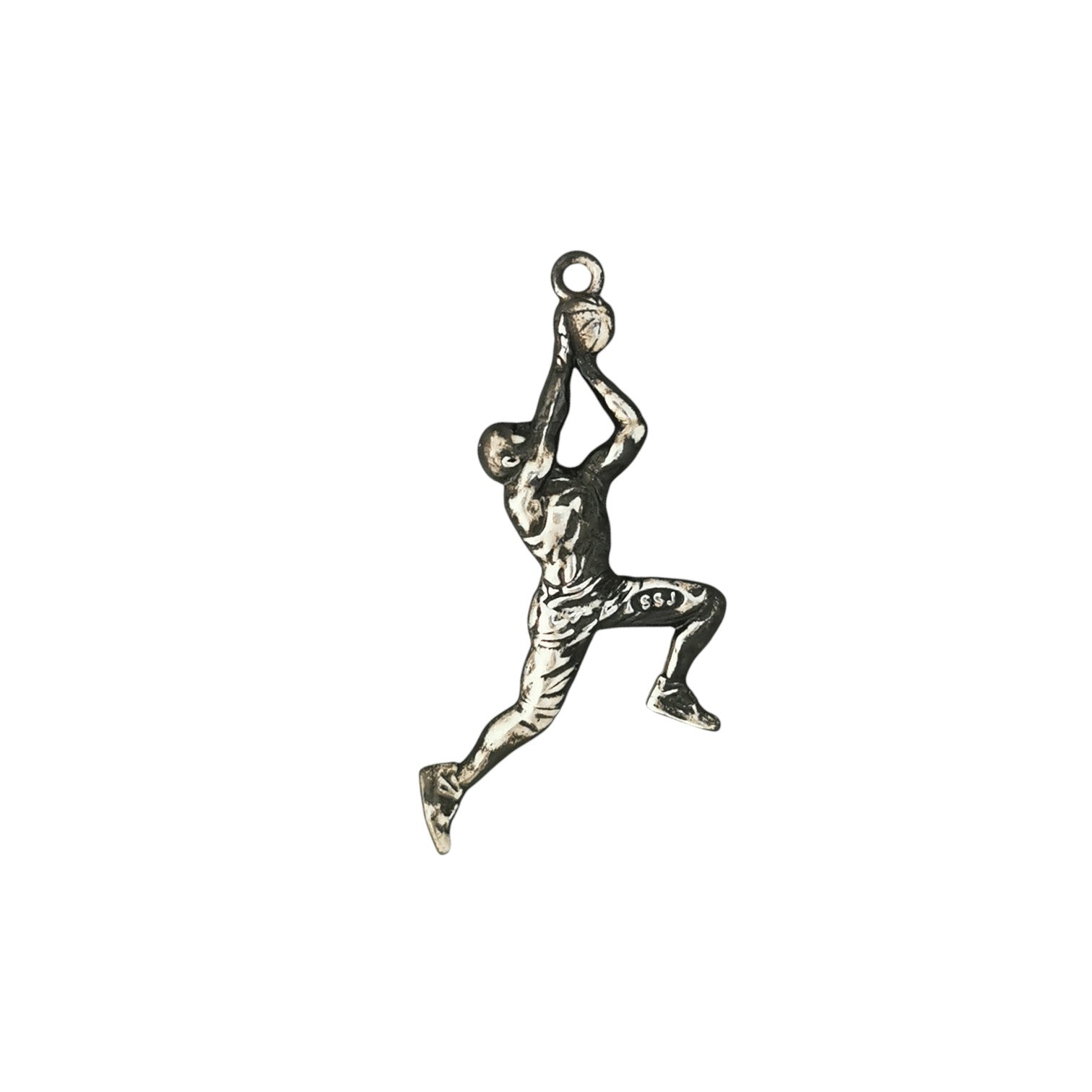 Basketball Jewelry Pendant for Men – Classic Silver 925 Gift – Sports Accessory for Players and Coaches – Necklace