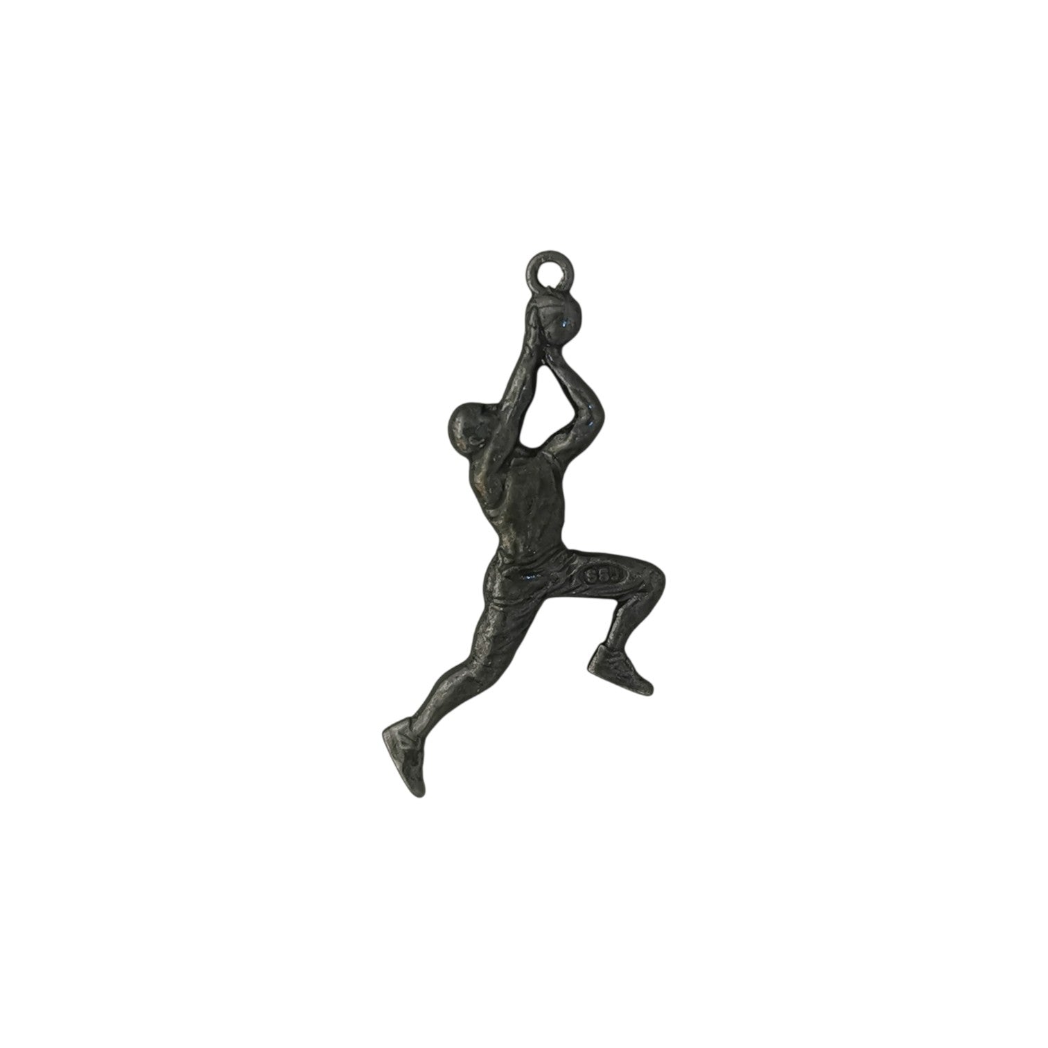 Basketball Jewelry Pendant for Men – Classic Silver 925 Gift – Sports Accessory for Players and Coaches – Necklace