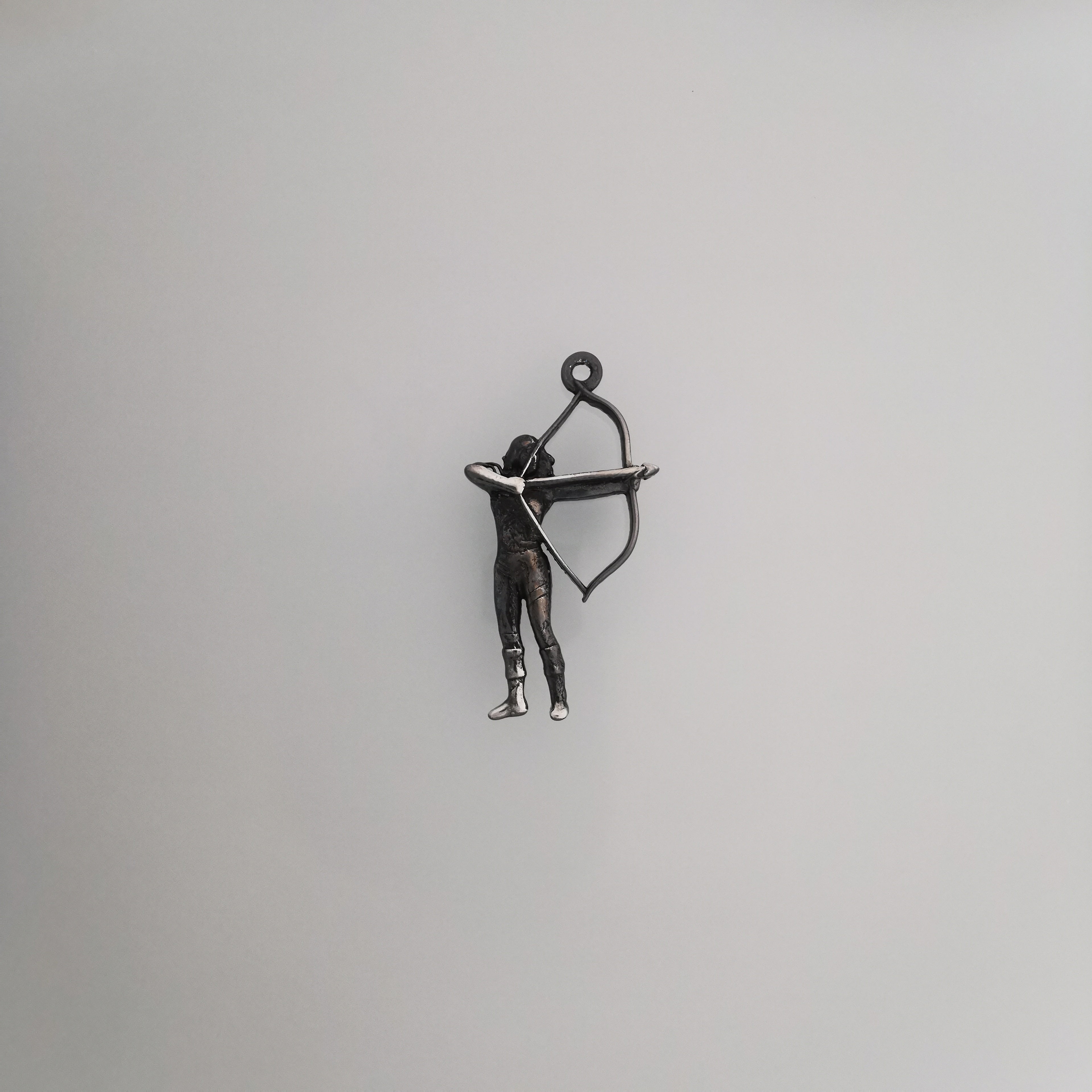 Woman with Bow and Arrow Jewelry – 925 Sterling Silver Archer Pendant – Gift for Her, Sports Lover or Archery Fan - Necklace