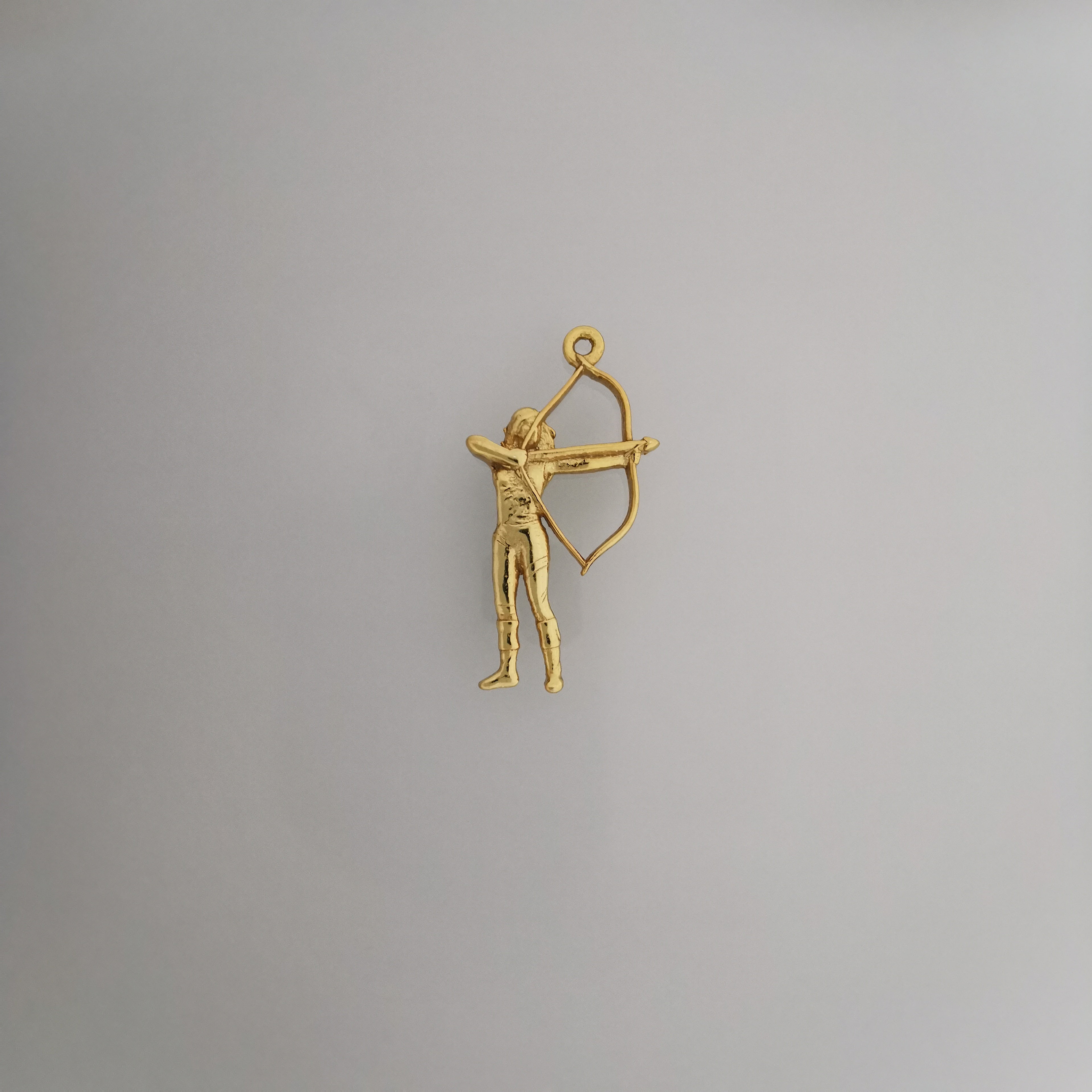 Woman with Bow and Arrow Jewelry – 925 Sterling Silver Archer Pendant – Gift for Her, Sports Lover or Archery Fan - Necklace
