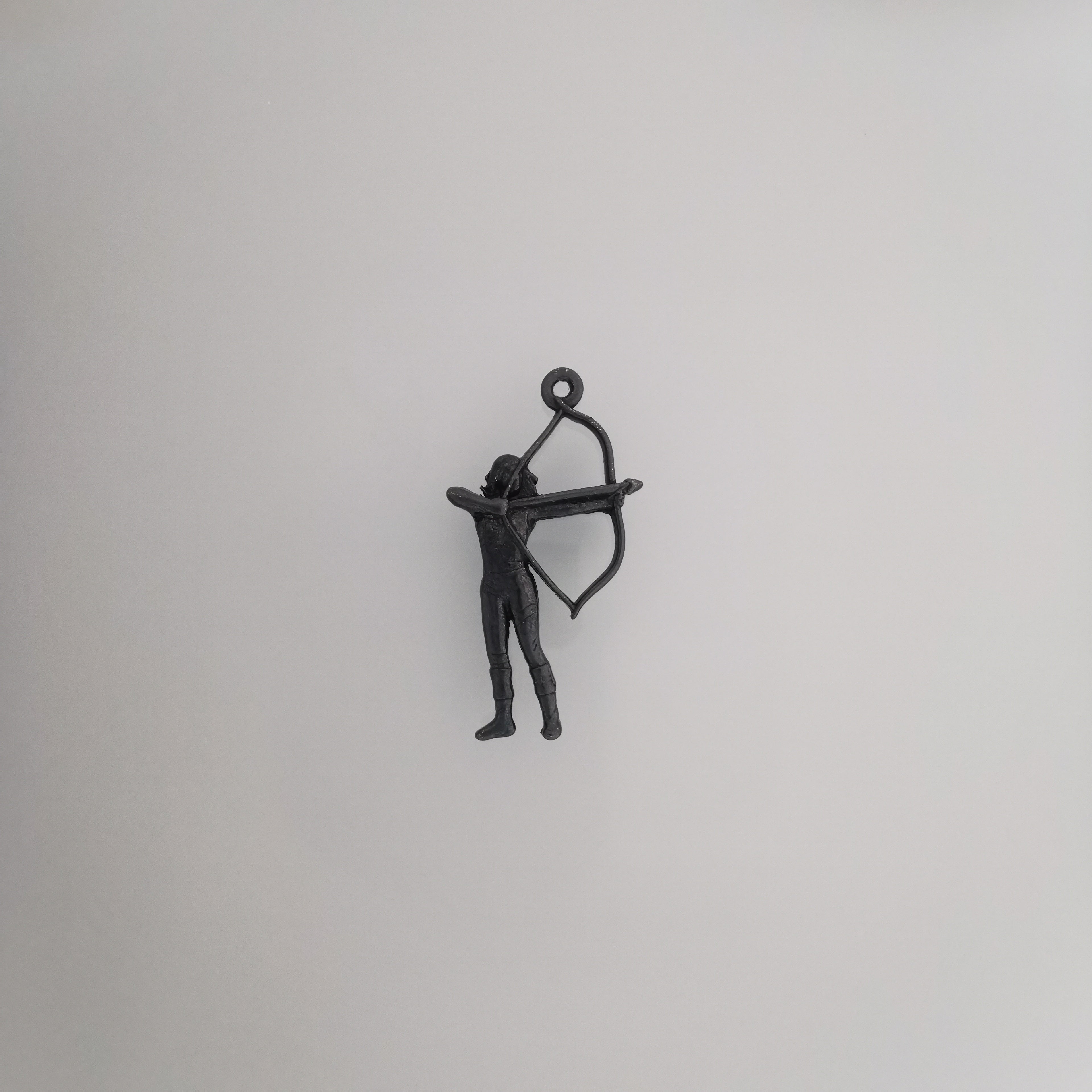 Woman with Bow and Arrow Jewelry – 925 Sterling Silver Archer Pendant – Gift for Her, Sports Lover or Archery Fan - Necklace