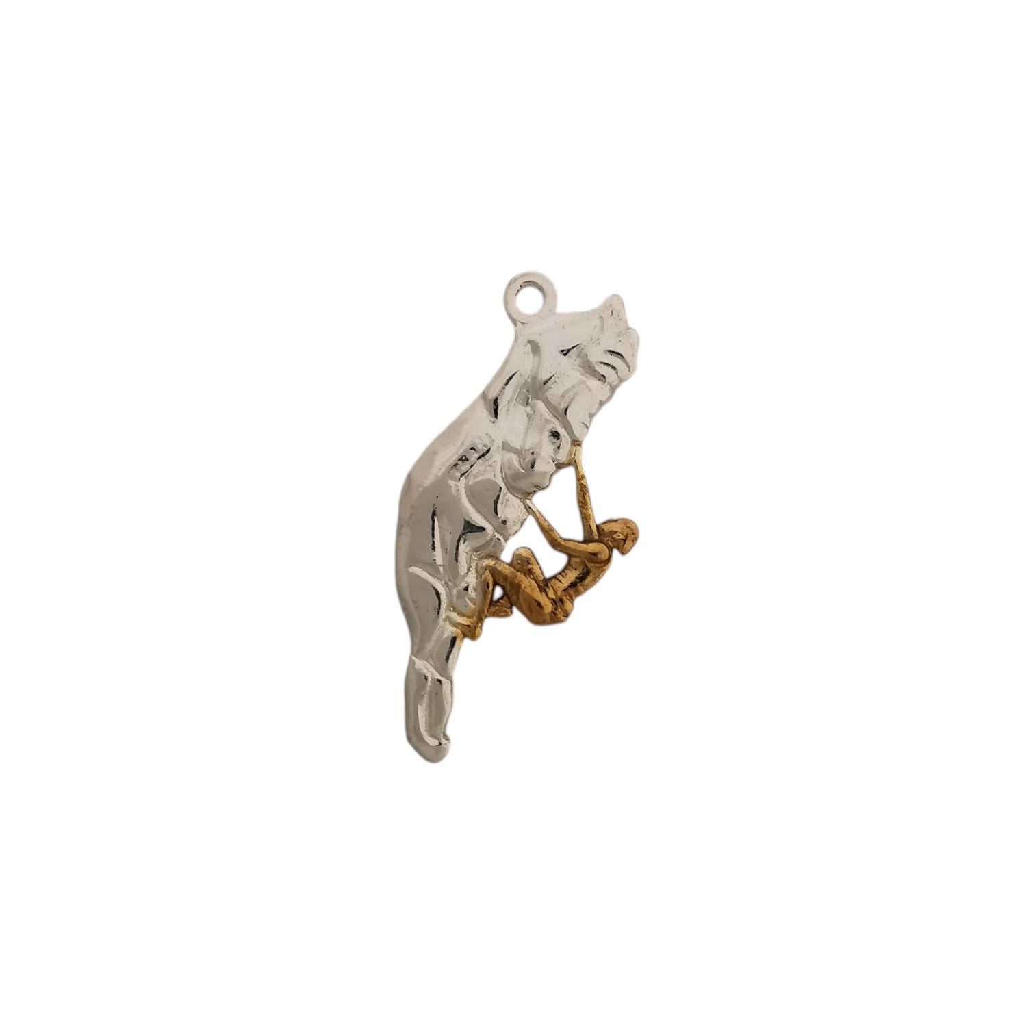 Rock Climbing Jewelryfor Men & Women – Gold-Plated 925 Silver Pendant – Gift for Climbers, Hikers, and Outdoor Athletes - Necklace