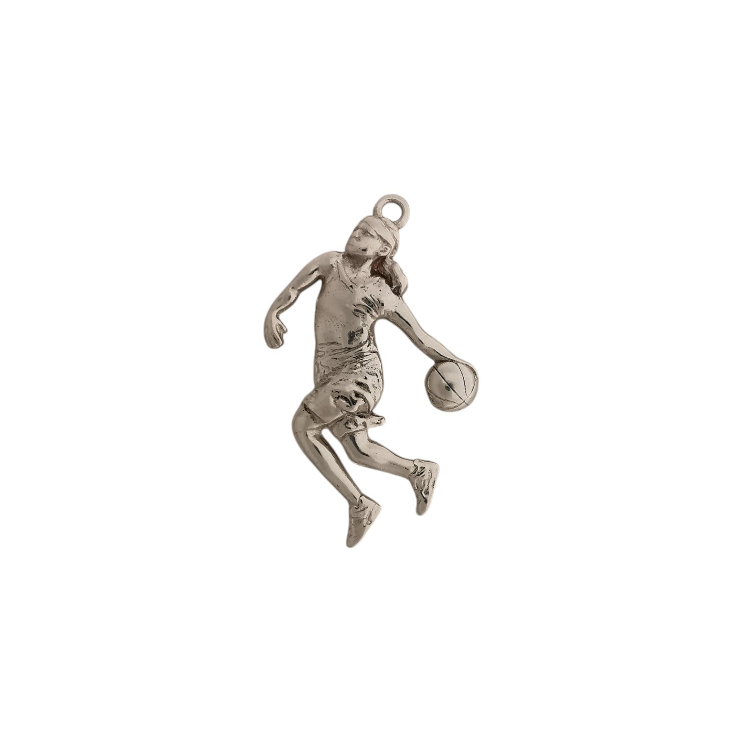 Basketball Pendant for Women and Girls – Gold-Plated 925 Silver Jewelry Gift – Handcrafted Sports Charm for Players, Fans & Coaches Necklace
