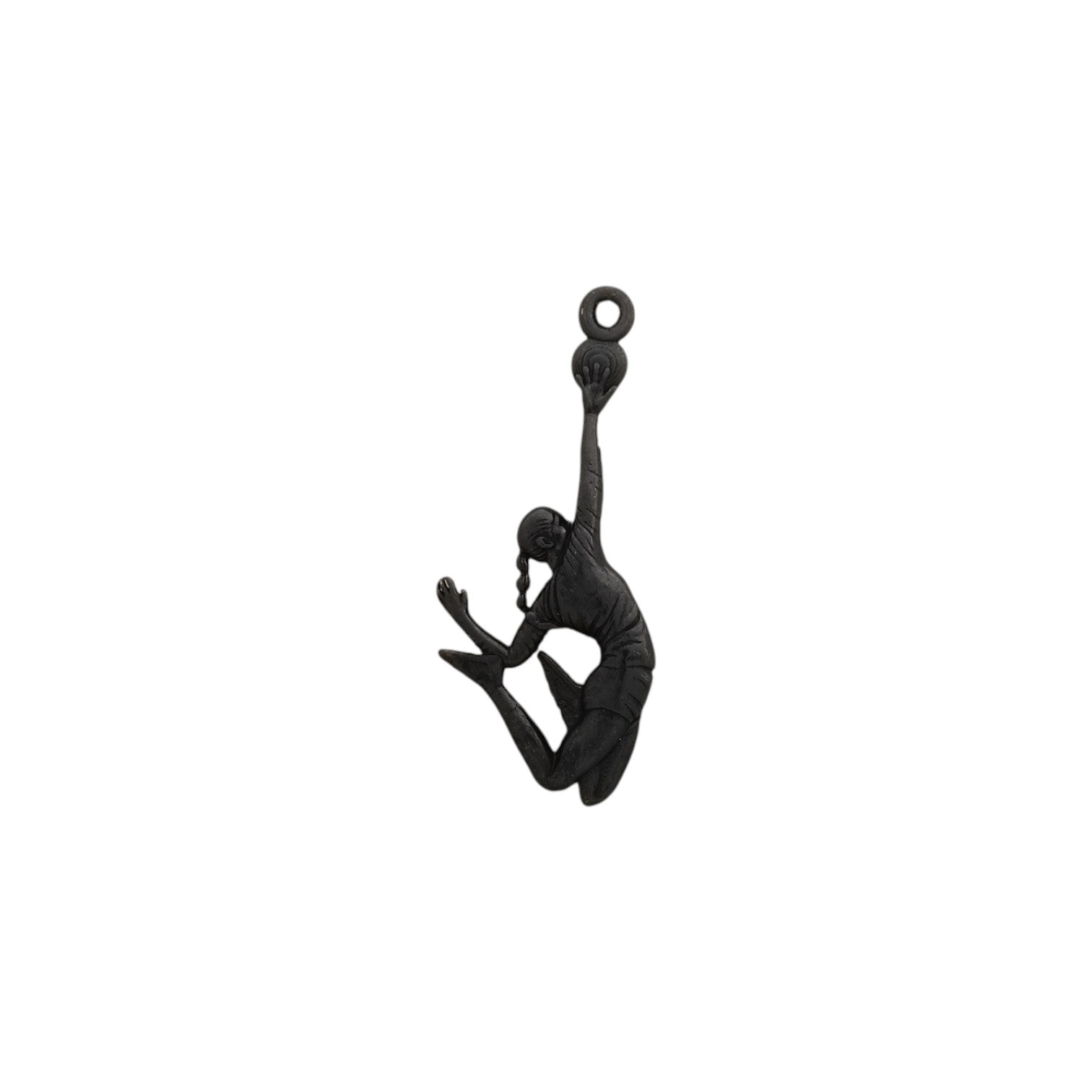 Volleyball Jewelry Pendant for Women – Silver with Gold Detail 925 Gift – Elegant Sports Accessory for Girls and Players – Necklace