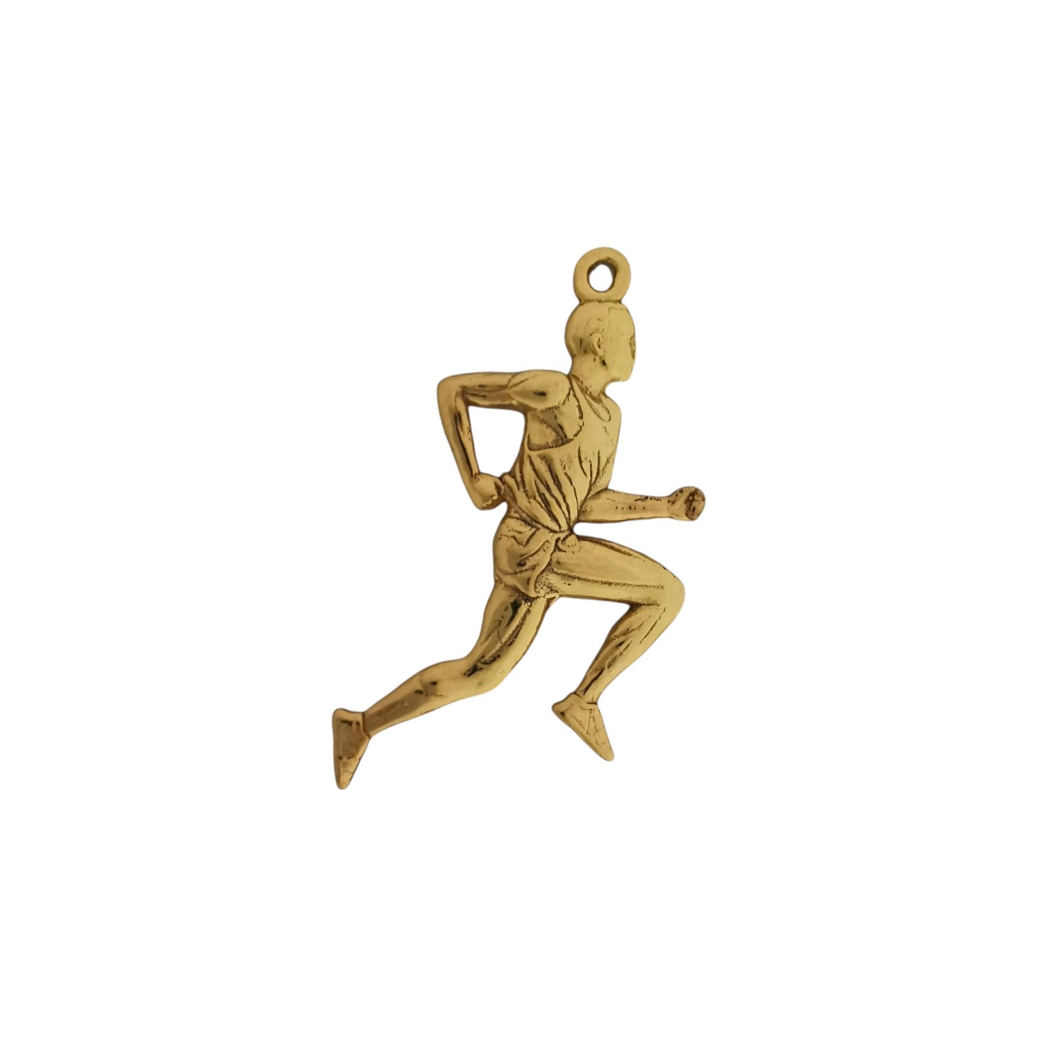 Running Jewelry Pendant for Men – Classic Silver 925 Sports Gift – Handcrafted Charm for Joggers, Track Athletes & Runners – Necklace