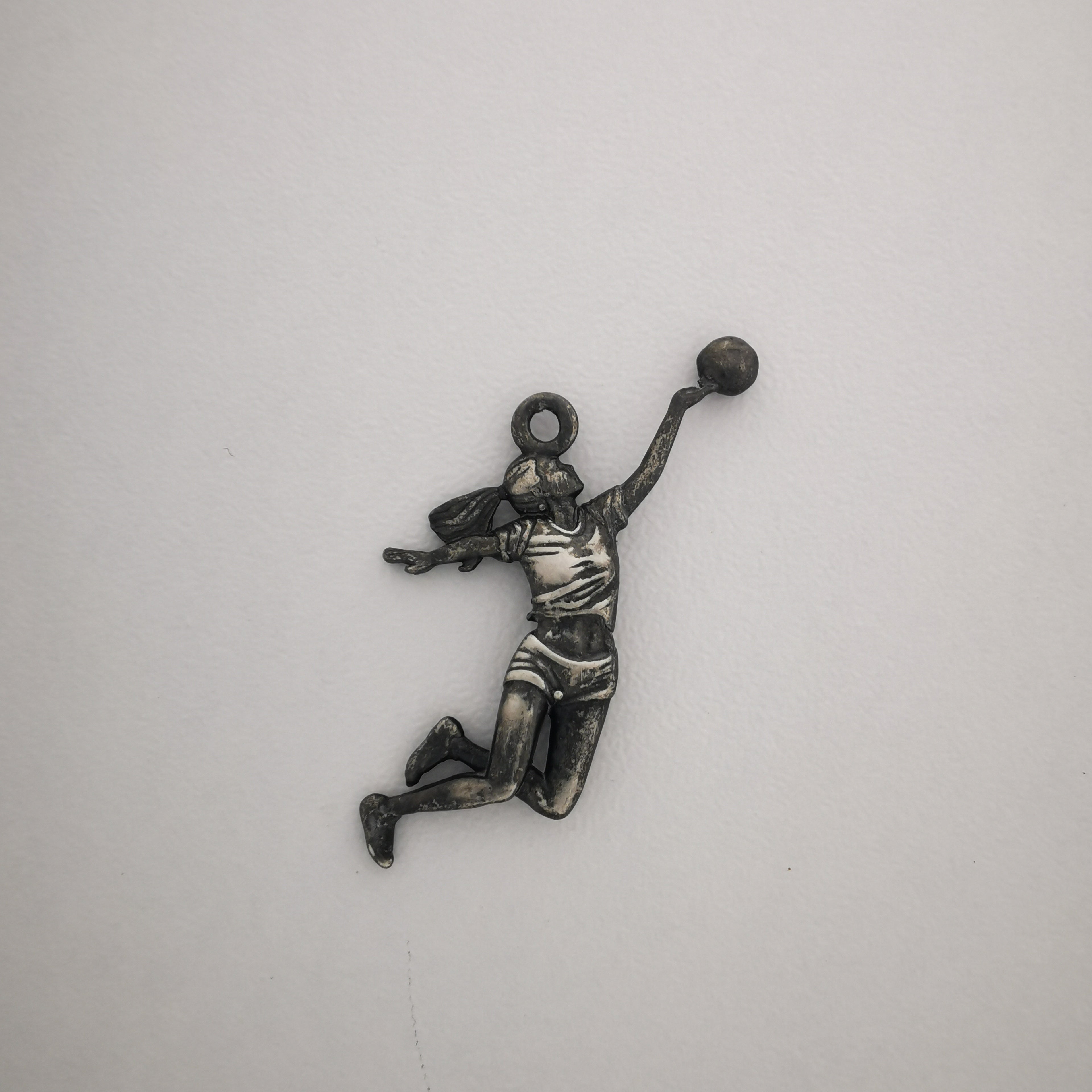 Gift for Volleyball Player – Oxidized 925 Silver Pendant for Women – Sports Jewelry for Girls, Coaches & Athletes – Necklace