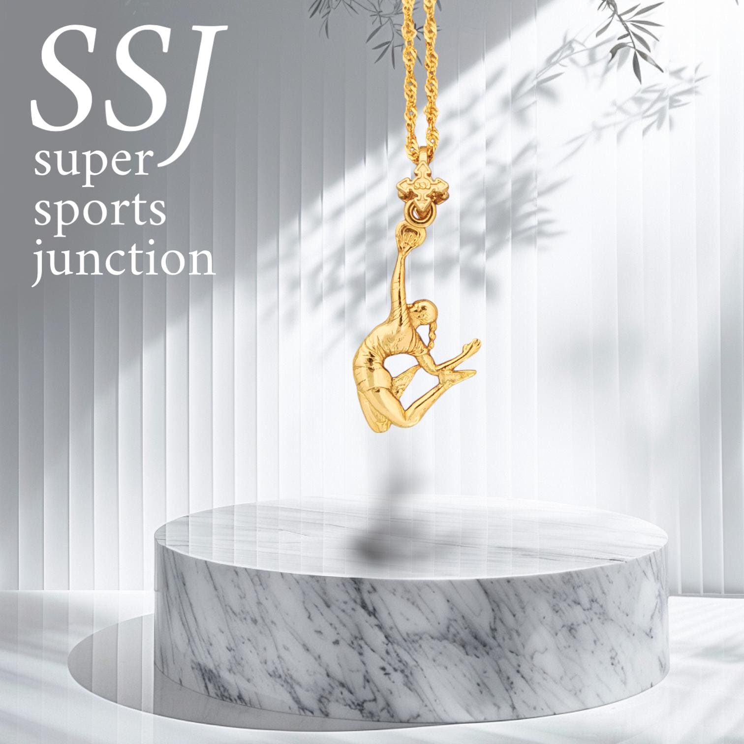 Volleyball Pendant for Women – Gold-Plated 925 Silver Jewelry – Gift for Player, Fan, or Teen Athlete