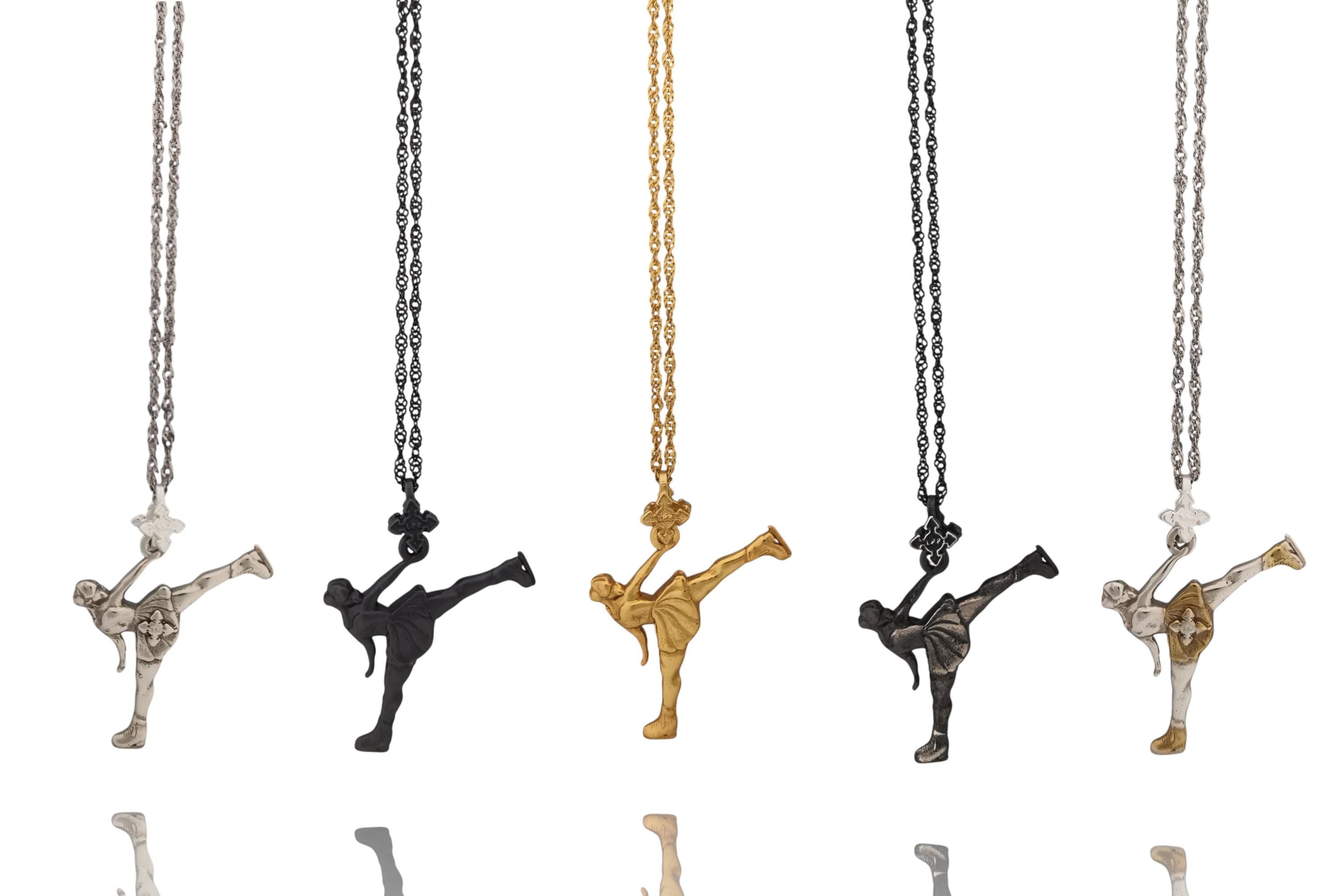 Gift for Figure Skater – Classic 925 Silver Pendant for Women – Ice Skating Jewelry for Girls, Teens & Athletes – Necklace